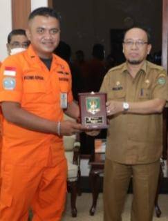 Sekdakab Asahan Terima Audensi Basarnas Pos Tanjung Balai