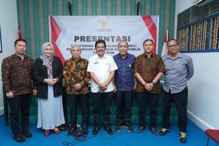 Pj. Walikota Tebingtinggi Hadiri Monev Keterbukaan Informasi Badan Publik