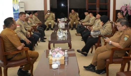 Audensi LPM Diterima Sekdakab Asahan