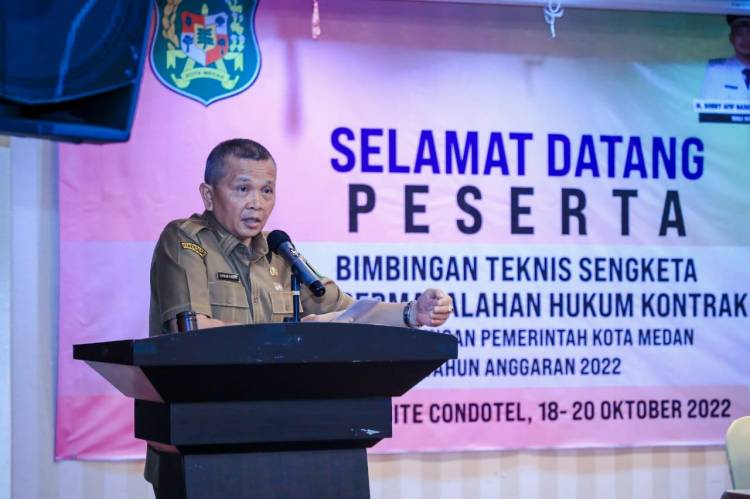 ASN Pemko Medan Ikuti Bimtek Sengketa dan Permasalahan Hukum Kontrak