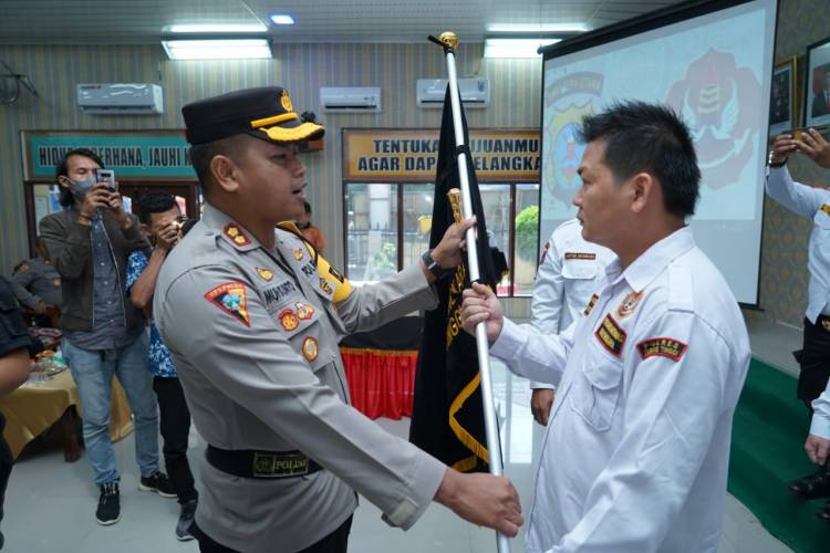 Pengukuhan Pengurus Pokdarkamtibmas Resot Tebingtinggi