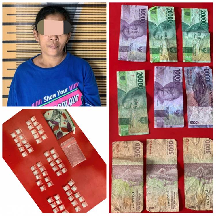 Datang Polisi Butet Buang Dompet Ke Kandang Ayam,  Isinya  60 Paket Sabu Seberat Brutto 8,11 Gram