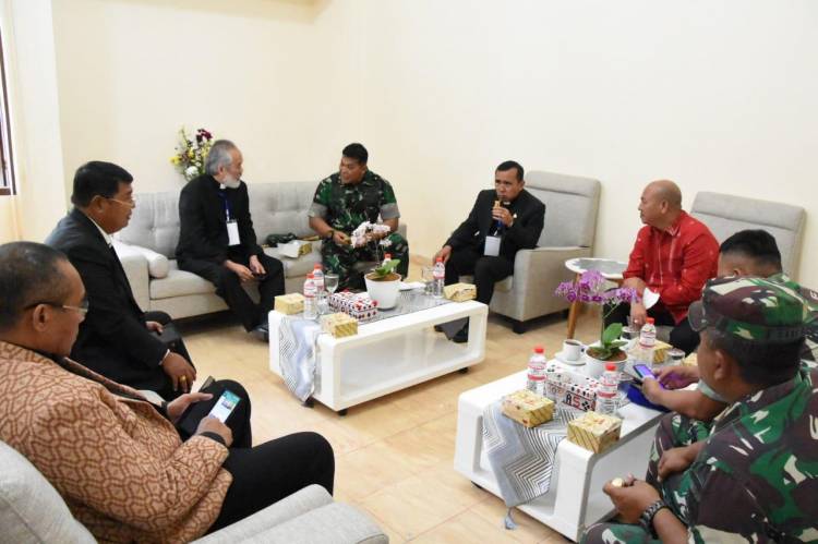 DANREM 023/KS Tinjau Pembukaan Sinode Godang HKBP