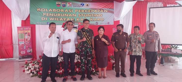 Dandim 0205/TK Kolaborasi Percepatan Penurunan Stunting di Wilayah Kabupaten Karo