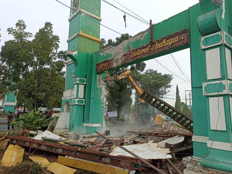 Tiga Gapura Ikon Masuk Medan Direnovasi, Desain Gapura Tampilkan Model Kekinian dan Ikon Melayu