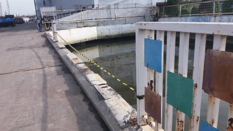 Pagar Kolam Terminal Bandar Deli Pelabuhan Belawan di Maling OTK