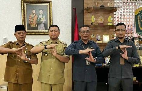 Bupati Hendriyanto Terima Audensi Kepala BPS Labuhanbatu Utara