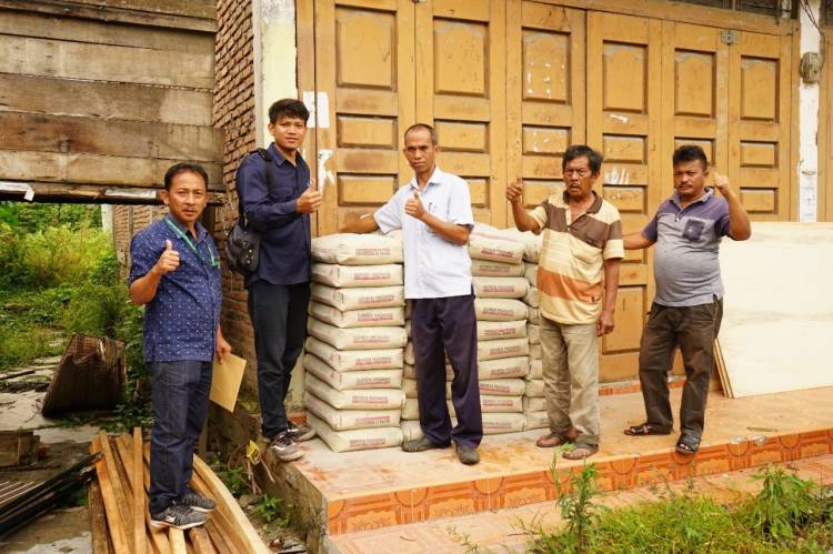 TPL Berikan Dukungan  Kepada Korban Kebakaran Di Desa Simpang Sigura-gura