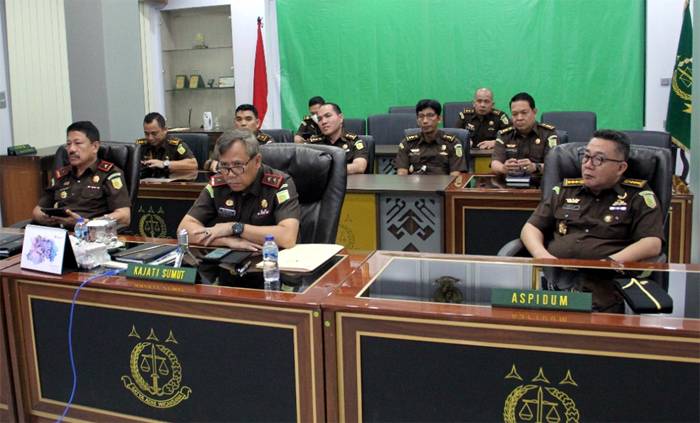 Kajati Sumut Ikuti Peluncuran Pedoman Jaksa Agung Nomor 8 Tahun 2022 Tentang Tindak Pidana Lingkungan Hidup