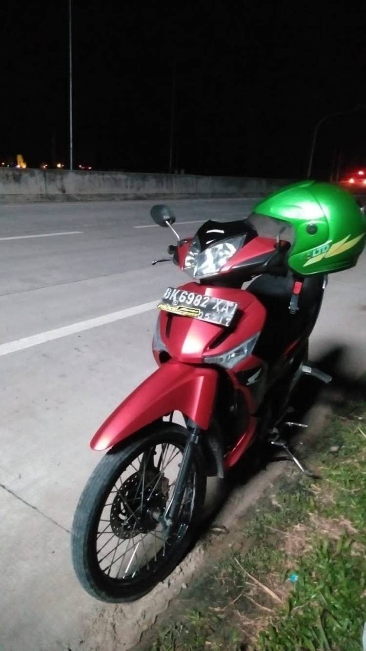 Sepeda Motor Digasak Maling dari  Parkir Puskesmas Teluk Mengkudu