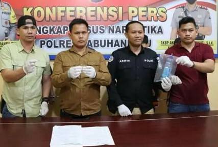 Bandar Sabu Diamankan Petugas Gabungan BNNK Labuhanbatu Utara