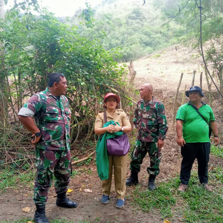 Dandim 0205/TK Tinjau Lokasi Karya Bakti Desa Mbalmbal Petarum