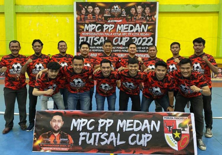 Sambut HUT 63 Pemuda Pancasila, Panitia Futsal CUP MPC PP Kota Medan, Tak Kenal Lelah