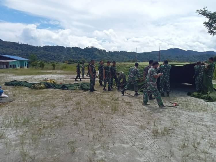 Kodam I/BB Sudah Gelar kekuatan Personil dan Materil di Lokasi Bencana Gempa Taput