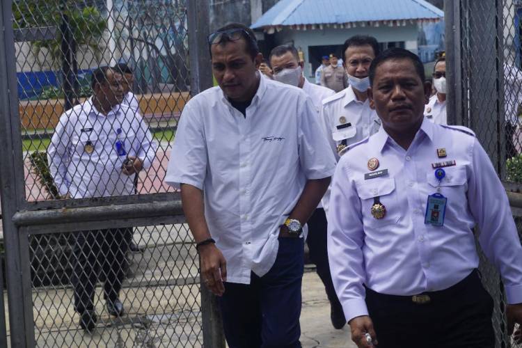 Kunjungi Lapas Binjai, Wamenkumham Dukung Wujudkan Zona Integritas