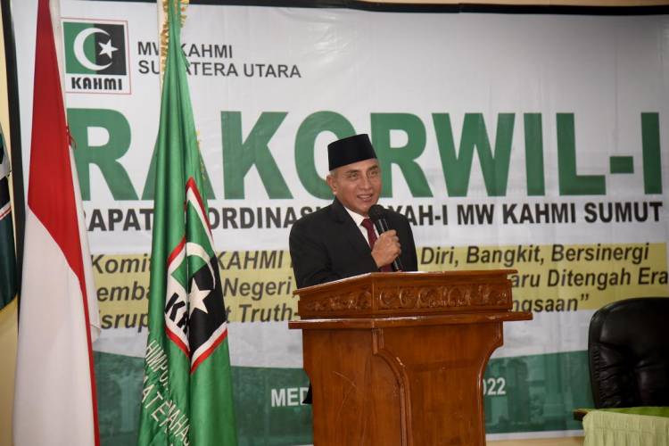 Buka Rakorwil KAHMI Sumut, Edy Rahmayadi Ajak KAHMI Ikut  Menekan Angka Stunting