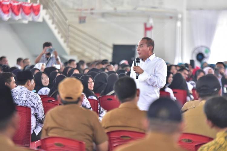 Pemprovsu Alokasikan Dana Rp170 Miliar ke Kabupaten Palas, Plt Bupati Palas Sampaikan Ini