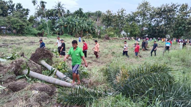 Polsek Percut Sei Tuan Redam Bentrok Warga dan Pihak PTPN II di Desa Sampali