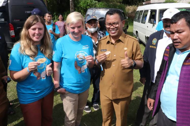 Kunjunga Pelajar Workcamp 2022, Bupati Toba : Jangan Merasa Asing, karena Kita Saudara