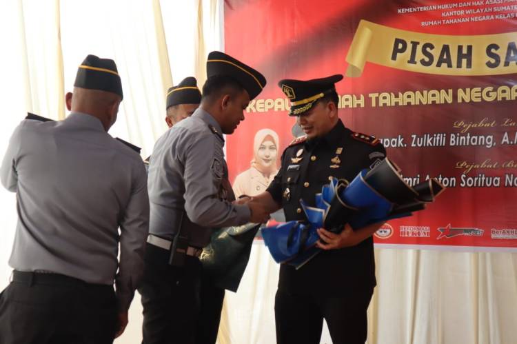 Rutan Tanjung Pura Gelar Pisah Sambut Kepala Rutan