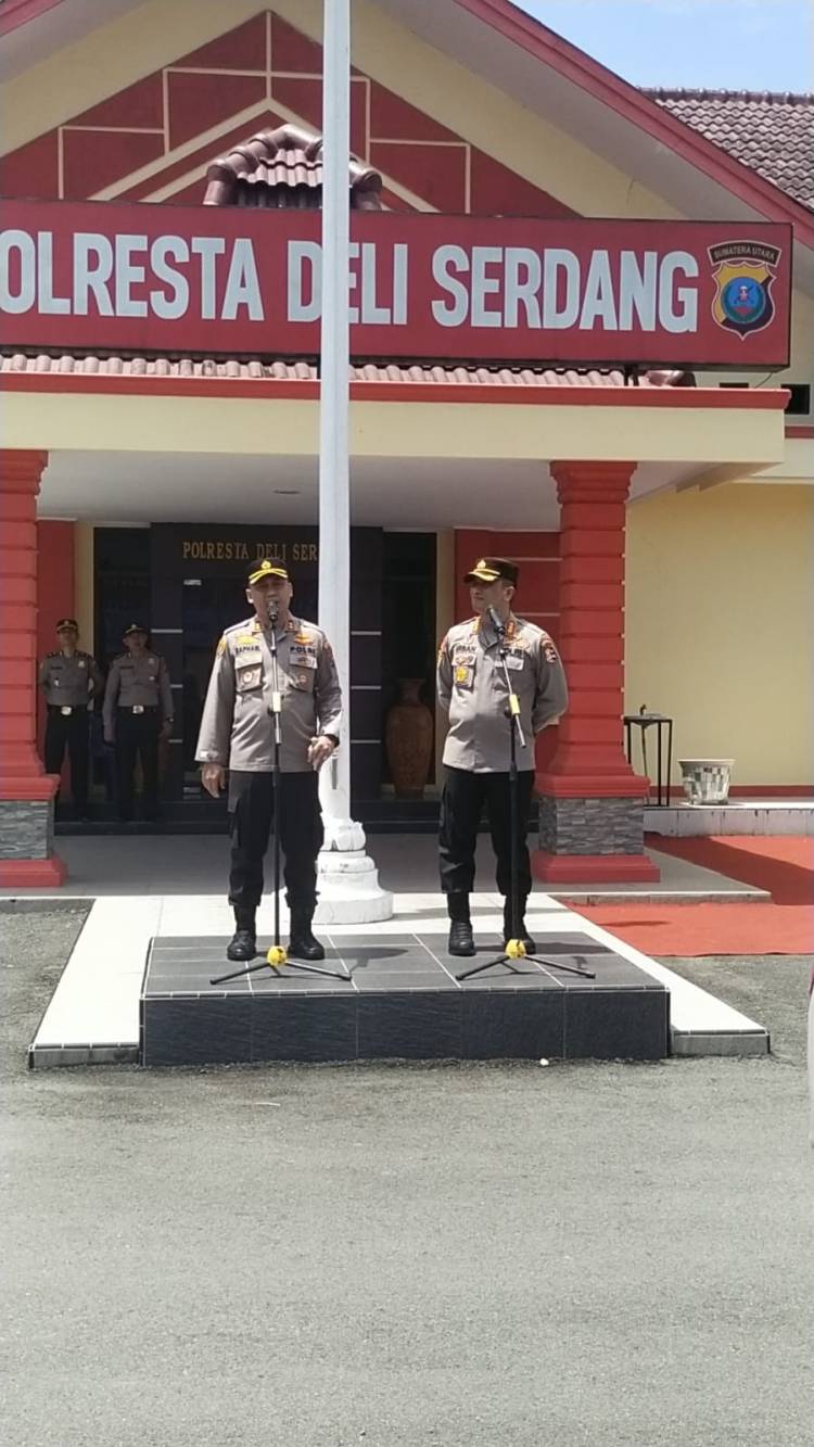 Pisah Sambut Kapolresta Deli Serdang