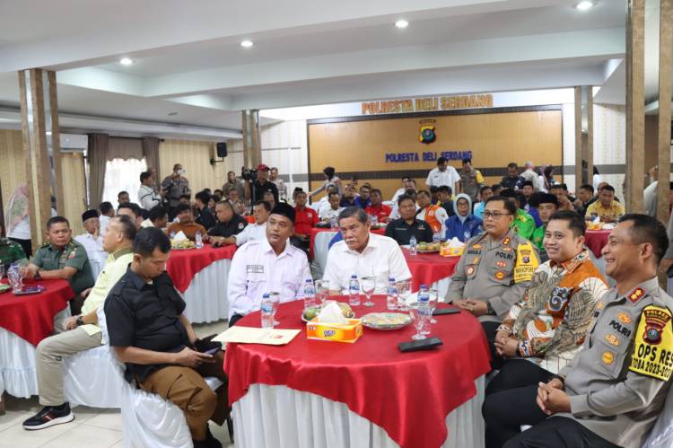 Polresta Deli Serdang Gelar Deklarasi Pemilu Damai 2023-2024