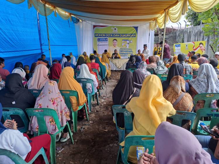 Peringati HUT Ke 59 Partai Golkar, M Rahmaddian Shah S.H Turun Langsung Menyapa Masyarakat Kota Medan Dan Salurkan Bansos