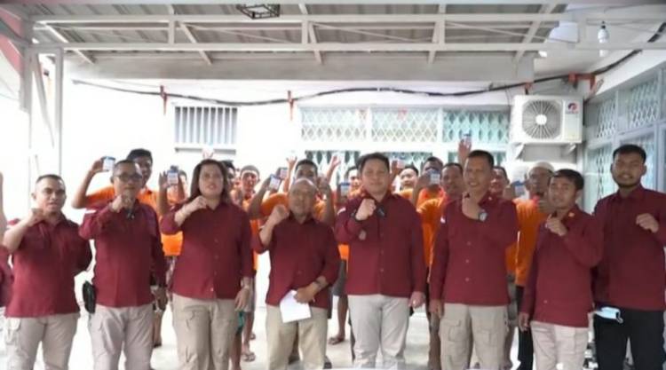 Tes urine warga binaan, upaya rutan kelas 1 medan berantas narkoba