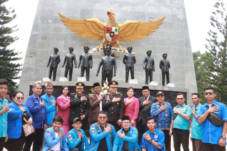 Kapolres Pematang Siantar Hadiri Upacara Kesaktian Pancasila di Tugu Letda Sujono  Bandar Betsy
