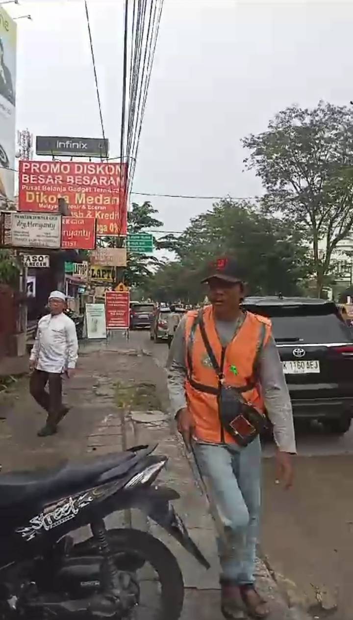 Jukir Lansia Pengancam Driver Ojol Diamankan Polsek Medan Kota