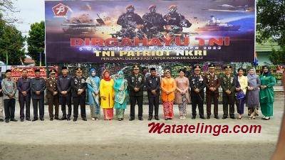 Kodim 0203 Langkat  peringati HUT TNI ke 78 dengan meriah