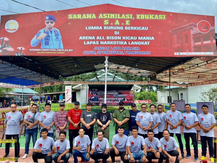 Lapas Narkotika Langkat Sukses Gelar Kalapas Cup I Festival Lomba Burung Berkicau