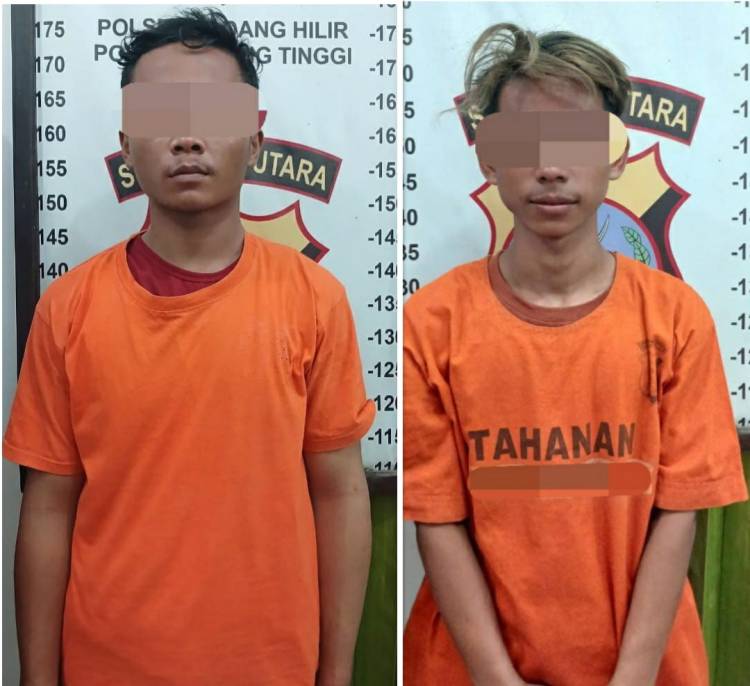 Dua Pelaku Penjambret HP, Berhasil.Di 'Giling' Polisi
