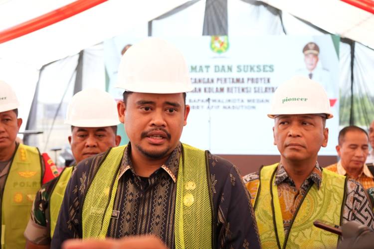 Atasi Banjir, Pemko Medan Bangun Kolam Retensi di Medan Selayang
