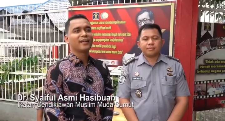 Ikatan Cendekiawan Muslim Muda Sumut Kunjungi Rutan Kelas I Medan