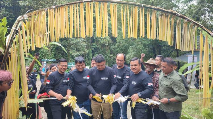Menantu Presiden RI Bobby Nasution Resmikan Objek Wisata Gunung Sibayak