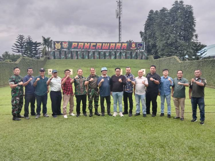 Batalyon 469 Kopasgat Jalin Silaturahmi Bersama Wartawan dan PWI Sumut
