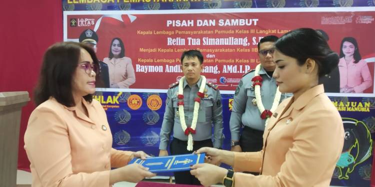 Lapas Pemuda Kelas III Langkat Gelar Pisah Sambut Kalapas