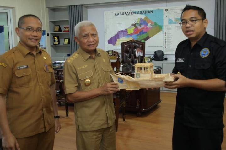 Audensi Kepala BNN Asahan Diterima Bupati