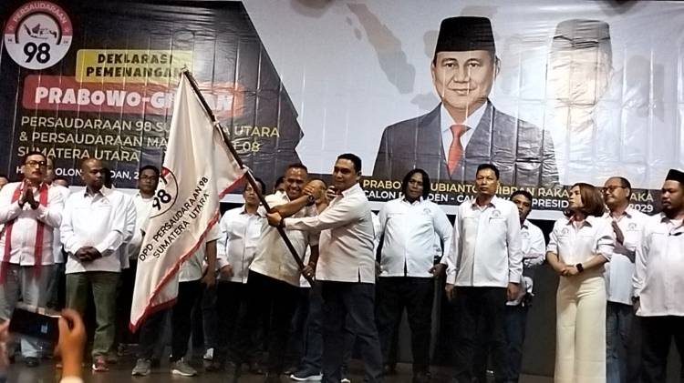 Ketua DPD Sumut Persaudaraan 98 Thomas Jefferson Tarigan: Prabowo-Gibran Rakabuming &ldquo;The Next Presiden 2024&rdquo; Menuju Indonesia Emas