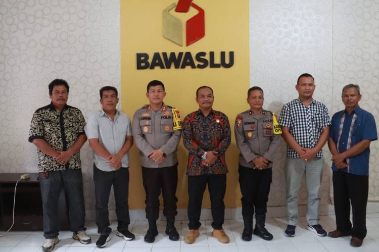Kapolres Simalungun Lakukan Kunjungan dan Silaturahmi ke Kantor BAWASLU Simalungun