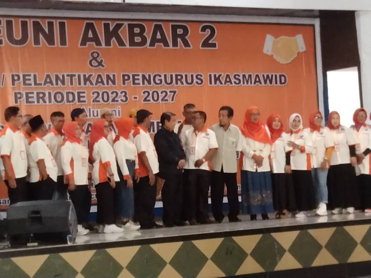 Reuni Akbar 2 dan Pengukuhan Pengurus IKASMAWID Zainuddin Mars: Pererat Silaturahmi, Berikan Manfaat
