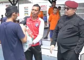 Rutan Kelas I Medan Kanwil Kemenkumham Sumut bagikan Alat Perlengkapan Mandi Warga Binaan