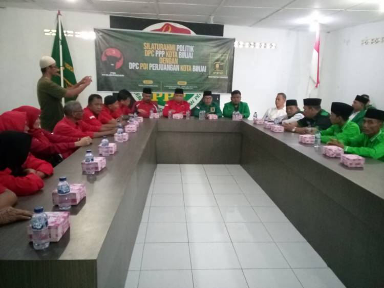 Loloskan Ganjar di Pilpres, PDI-P dan PPP Kota Binjai Gelar Silaturahmi