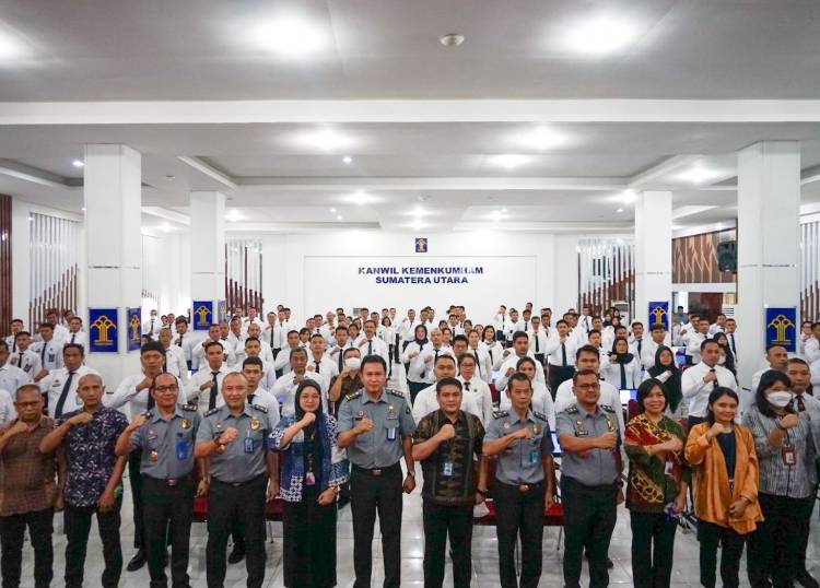 3995 ASN Kanwil Kemenkumham Sumut Ikut Uji Kompetensi Metode CACT