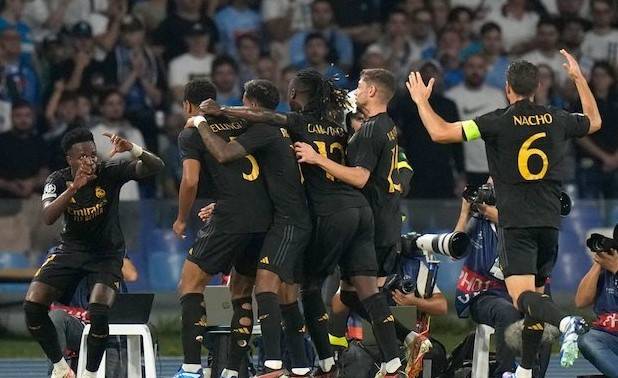 Laga Madrid Melawan Napoli  Tercipta Lima Gol