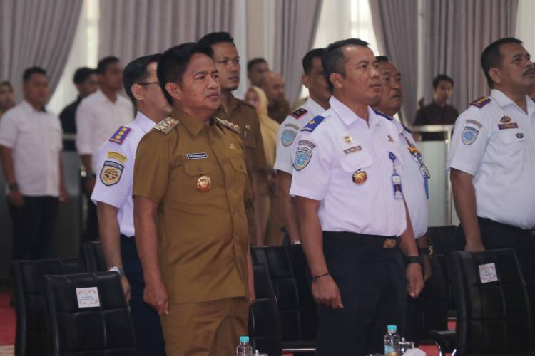 Pj Gubernur Sumut Hassanudin Teken Rencana Kerja Pembangunan BRT Mebidang senilai Rp1,9 Triliun