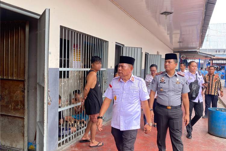 Kakanwil Kumham Sumut Sidak, Pastikan Layanan Lapas/Rutan Berjalan Optimal