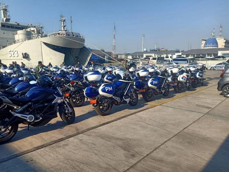 Rantis Lapis Baja TNI Hingga Motor Kawal Siap Amankan KTT AIS Di Bali