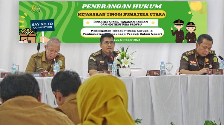 Jaksa Kejati Sumut Sampaikan Kiat Terhindar Dari Korupsi di Dinas Ketapang TPH Sumut